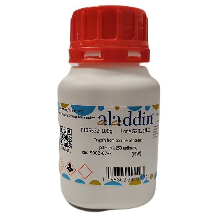 Trypsin from porcine pancreas -   CAS No(9002-07-7) by Aladdin Scientific
