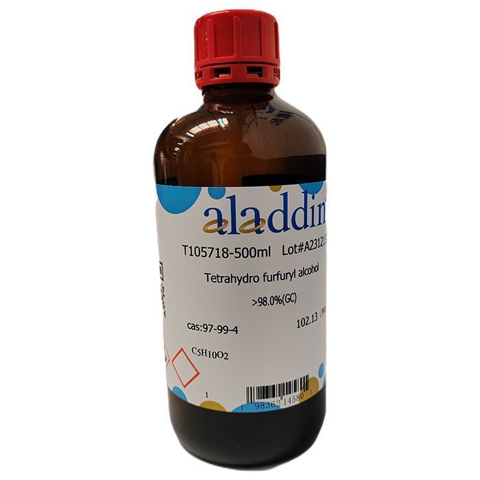 Tetrahydro furfuryl alcohol - ≥98%(GC) CAS No(97-99-4) by Aladdin Scientific