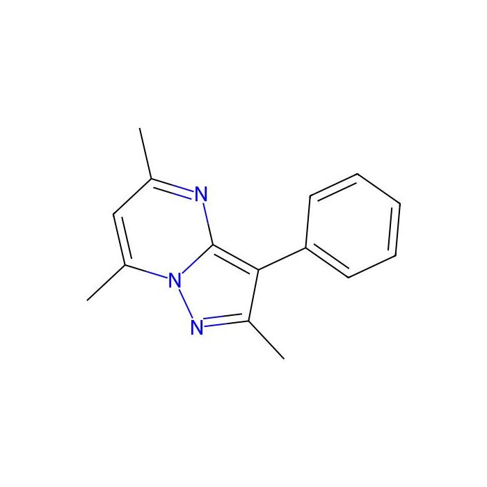 2,5,7-Trimethyl-3-phenylpyrazolo[1,5-a]pyrimidine - ≥97% CAS No(138628-46-3) by Aladdin Scientific