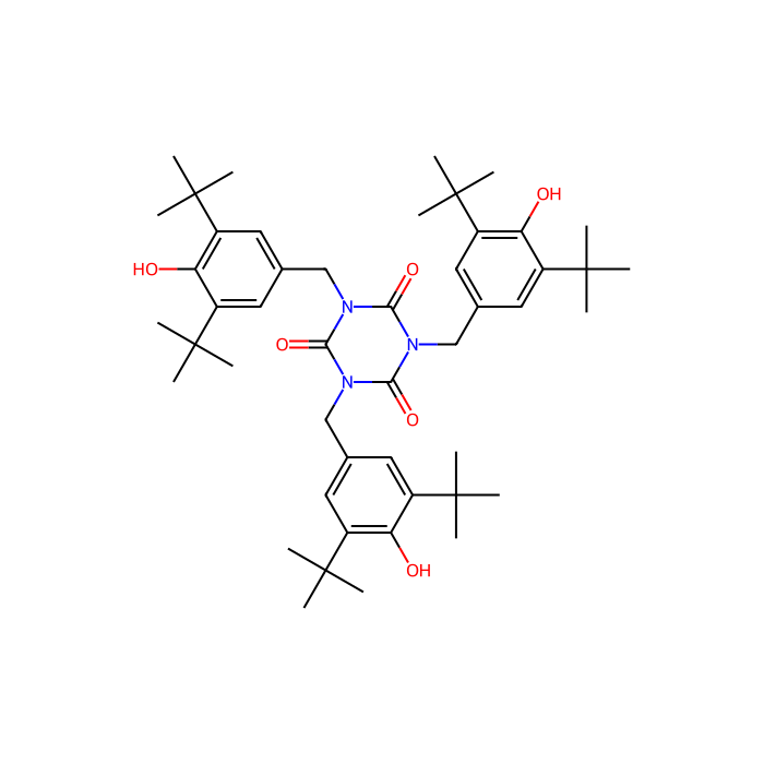 Tris(3,5-di-tert-butyl-4-hydroxybenzyl) isocyanurate - ≥98% CAS No(27676-62-6) by Aladdin Scientific