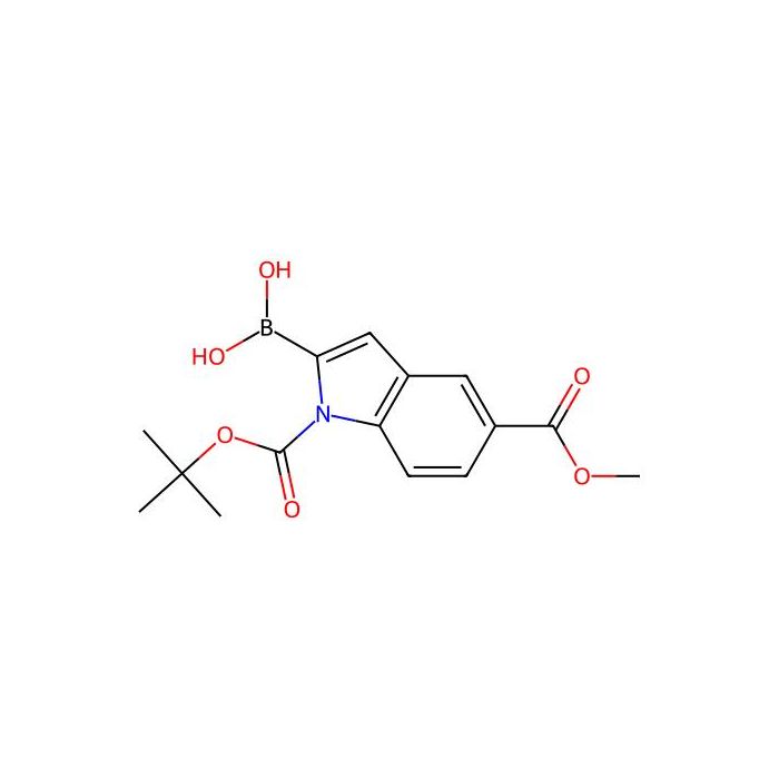 (1-(tert-Butoxycarbonyl)-5-(methoxycarbonyl)-1H-indol-2-yl)boronic acid - ≥95% CAS No(1217500-60-1) by Aladdin Scientific