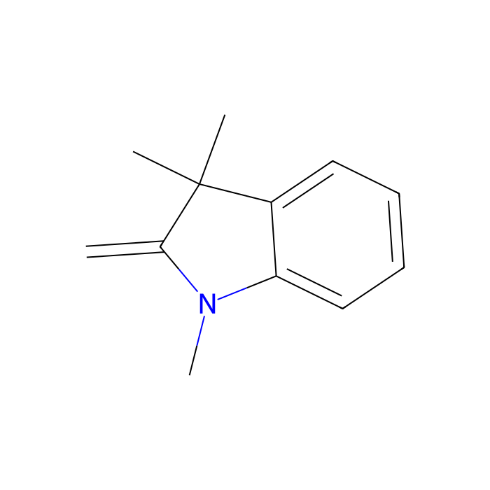 1,3,3-Trimethyl-2-methyleneindoline - for paper chromatography, ≥98.5% CAS No(118-12-7) by Aladdin Scientific