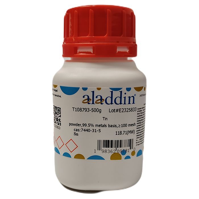 Tin - ≥99.5% metals basis, 100 mesh CAS No(7440-31-5) by Aladdin Scientific