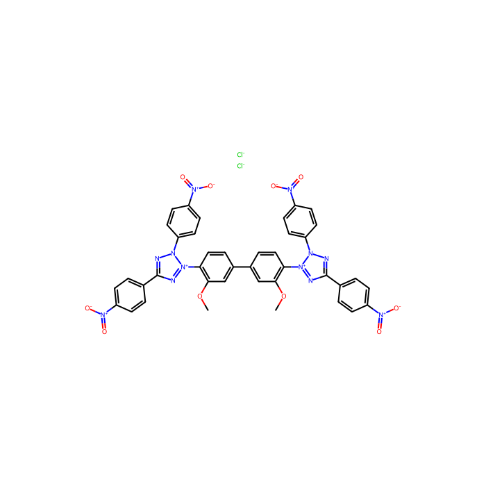 Tetranitroblue tetrazolium - ≥96% CAS No(1184-43-6) by Aladdin Scientific