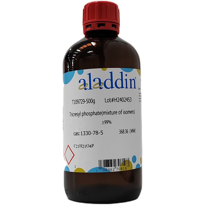Tricresyl phosphate(mixture of isomers)(TCP) - ≥99% CAS No(1330-78-5) by Aladdin Scientific