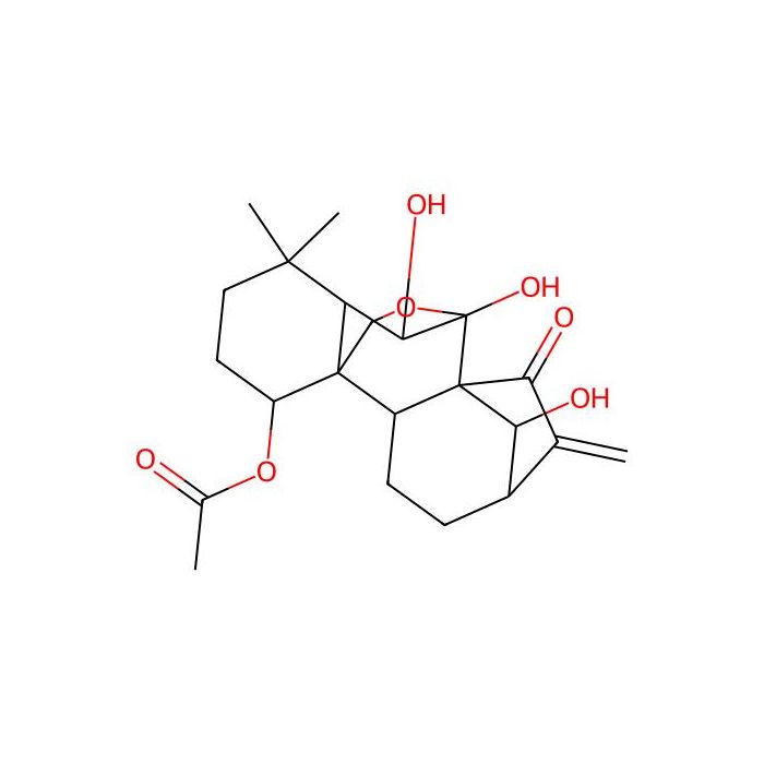 (9,10,18-Trihydroxy-12,12-dimethyl-6-methylidene-7-oxo-17-oxapentacyclo[7.6.2.15,8.01,11.02,8]octadecan-15-yl) acetate - ≥99% CAS No(28957-08-6) by Aladdin Scientific