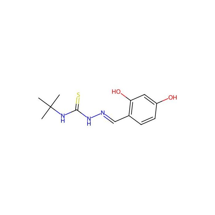 1-tert-butyl-3-[(E)-(2,4-dihydroxyphenyl)methylideneamino]thiourea - ≥99% CAS No(218795-74-5) by Aladdin Scientific