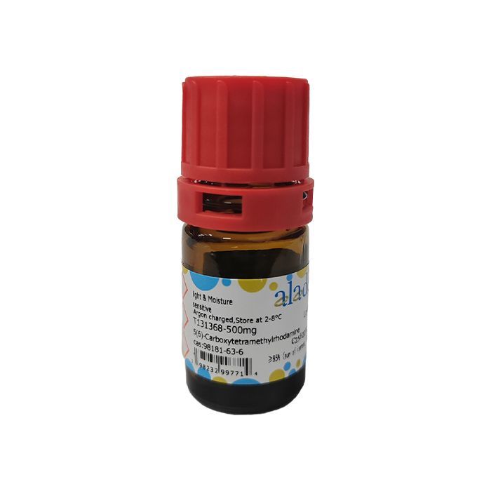 5(6)-Carboxytetramethylrhodamine - ≥85%(HPCE), mixture of isomers,for fluorescence analysis CAS No(98181-63-6) by Aladdin Scientific