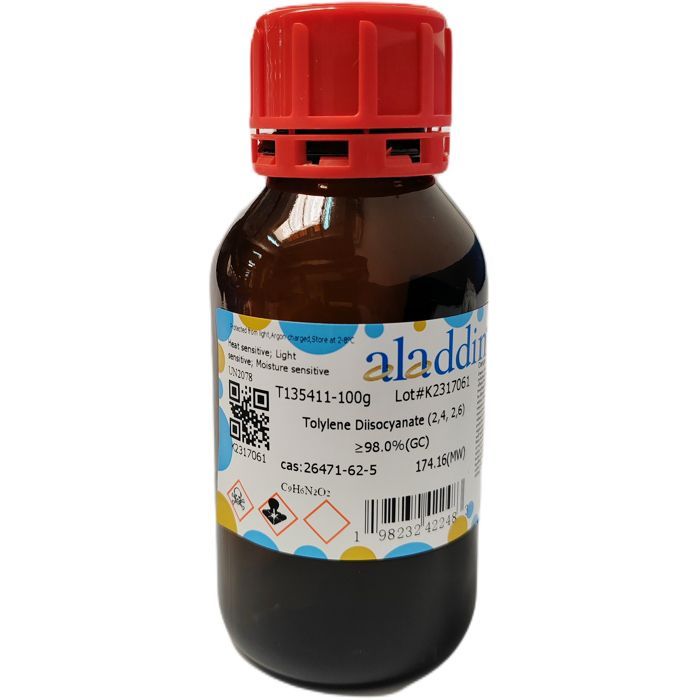 Tolylene Diisocyanate (2,4, 2,6) (TDI) - ≥98%(GC) CAS No(26471-62-5) by Aladdin Scientific