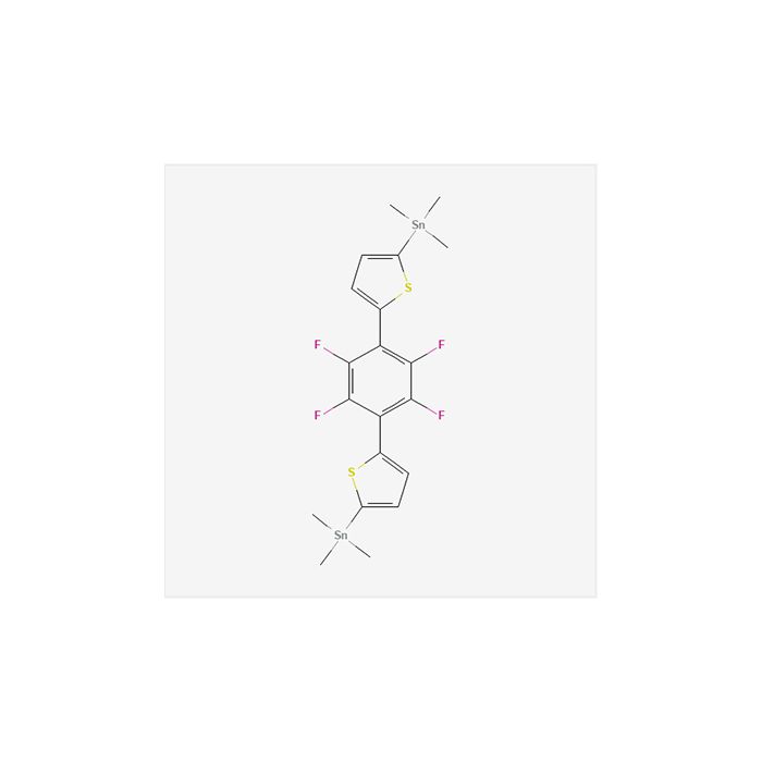 1,1′-[(2,3,5,6-Tetrafluoro-1,4-phenylene)di-5,2-thiophenediyl]bis[1,1,1-trimethylstannane] - ≥98% CAS No(1449302-74-2) T1504093 by Aladdin Scientific