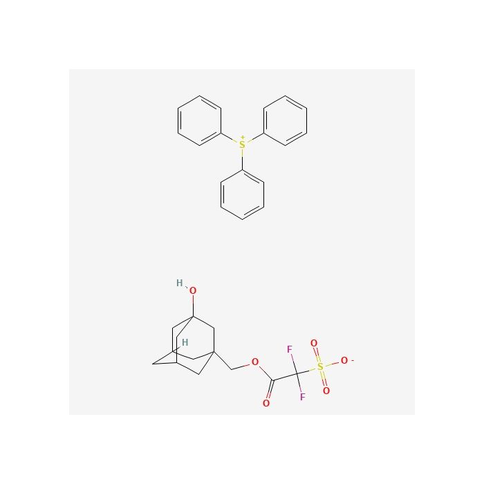 Triphenylthionium salt: 1- [[(3-hydroxy-1-adamantyl)] Methoxy] carbonyl] difluoromethane sulfonate(1:1) - ≥99%,Single Metal≤20ppb;Total Metal≤100ppb CAS No(912290-04-1) by Aladdin Scientific