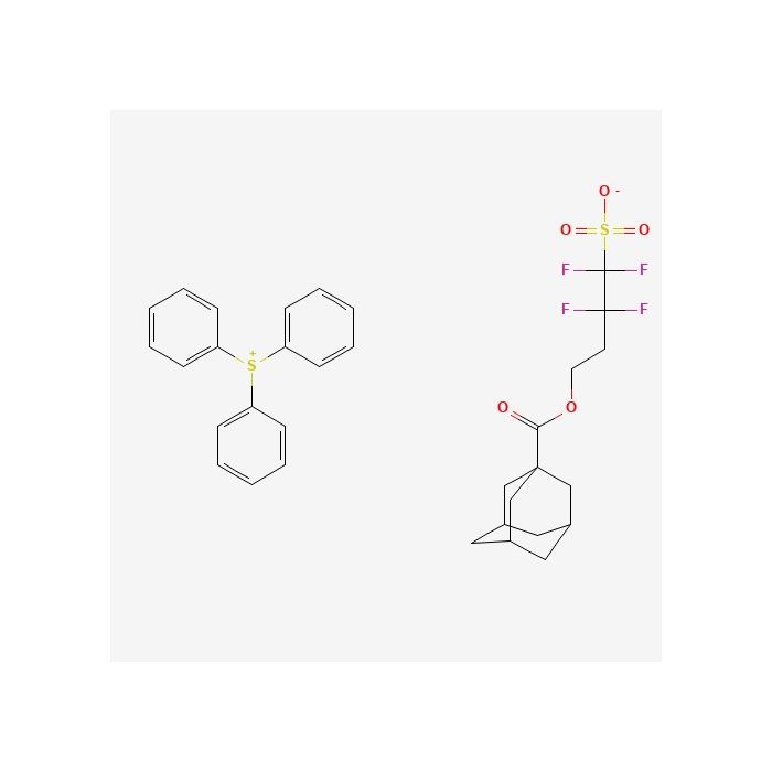 Triphenylthionium salt: 4- ((adamantane-1-carbonyl) oxy) -1,1,2,2-tetrafluorobutane-1-sulfonate (1:1) - ≥99.5%,Single Metal≤10ppb;Total Metal≤50ppb CAS No(1001347-91-6) by Aladdin Scientific
