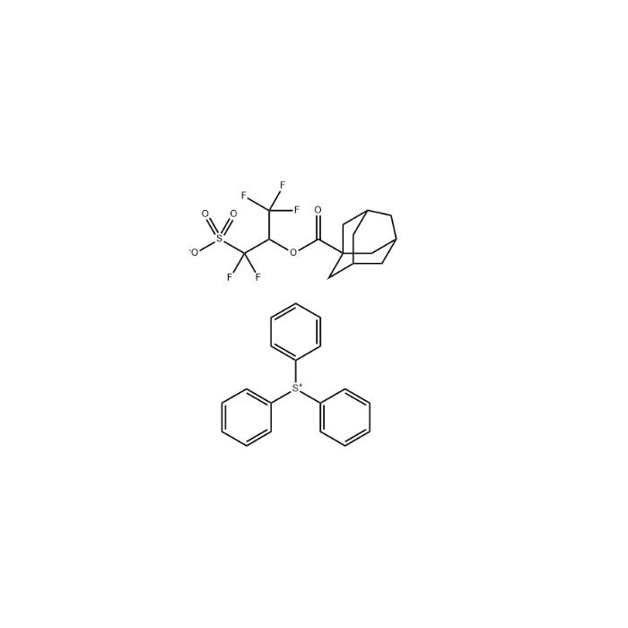 1-(Methyldifluorosulfonate)-2,2,2-trifluoroethyladamantyl carbonate: triphenylsulfonium salt(1:1) - ≥99.5%,Single Metal≤10ppb;Total Metal≤50ppb CAS No(911683-93-7) by Aladdin Scientific