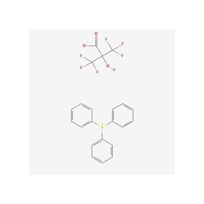 3,3,3-trifluoro-2-hydroxy-2-trifluoromethylpropionic acid: triphenylthionium salt(1:1) - ≥99.5%,Single Metal≤10ppb;Total Metal≤50ppb CAS No(365971-74-0) by Aladdin Scientific