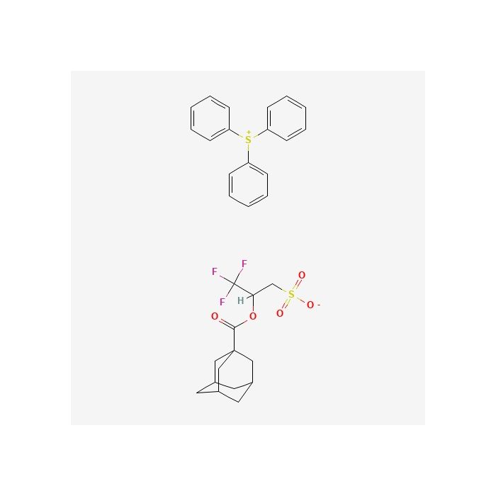2- (adamantane-1-carbonyloxy) -3,3,3-trifluoropropan-1-sulfonate: triphenylthionium salt(1:1) - ≥99.5%,Single Metal≤10ppb;Total Metal≤50ppb CAS No(1638216-03-1) by Aladdin Scientific