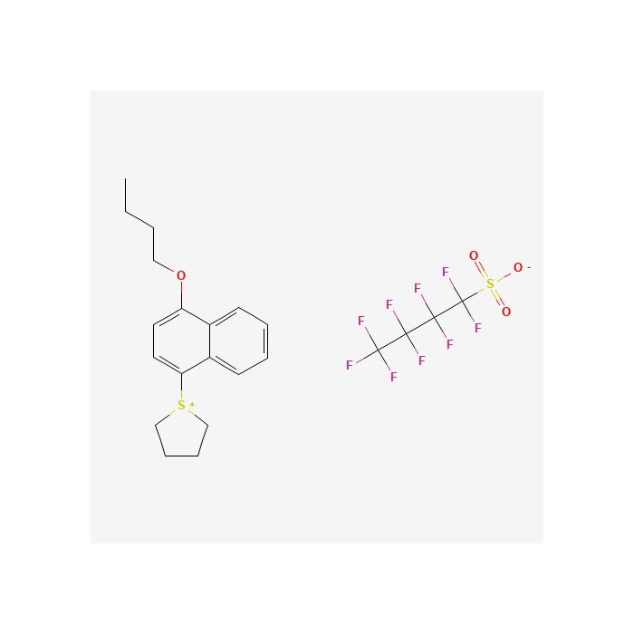 1- (4-butoxy-1-naphthyl) tetrahydro-1H-thiophen-1-ium: perfluorobutyl sulfonate (1:1) - ≥99.5%,Single Metal≤10ppb;Total Metal≤50ppb CAS No(209482-18-8) by Aladdin Scientific