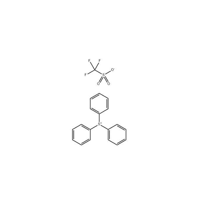 Triphenylthionium salt: trifluoromethanesulfonate (1:1) - ≥99.5%,Single Metal≤10ppb;Total Metal≤50ppb CAS No(66003-78-9) by Aladdin Scientific