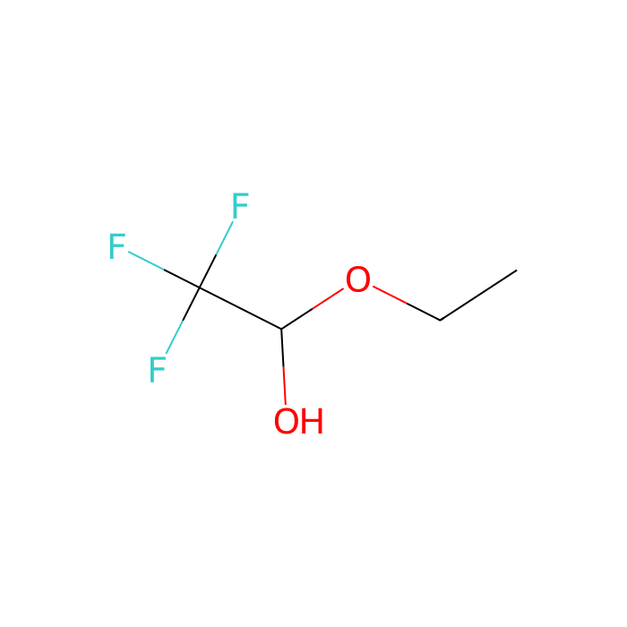 Trifluoroacetaldehyde Ethyl Hemiacetal (contains ca. 10% Ethanol) - ≥80%(GC) CAS No(433-27-2) by Aladdin Scientific