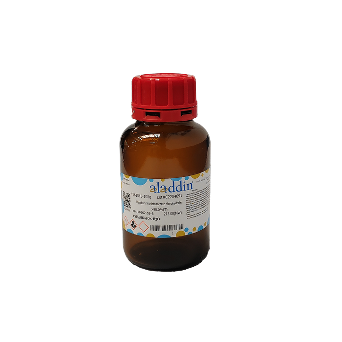 Trisodium Nitrilotriacetate Monohydrate - ≥98%(T) CAS No(18662-53-8) by Aladdin Scientific