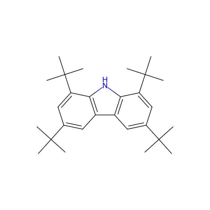 1,3,6,8-Tetra-tert-butylcarbazole - ≥98%(N) CAS No(34601-54-2) by Aladdin Scientific