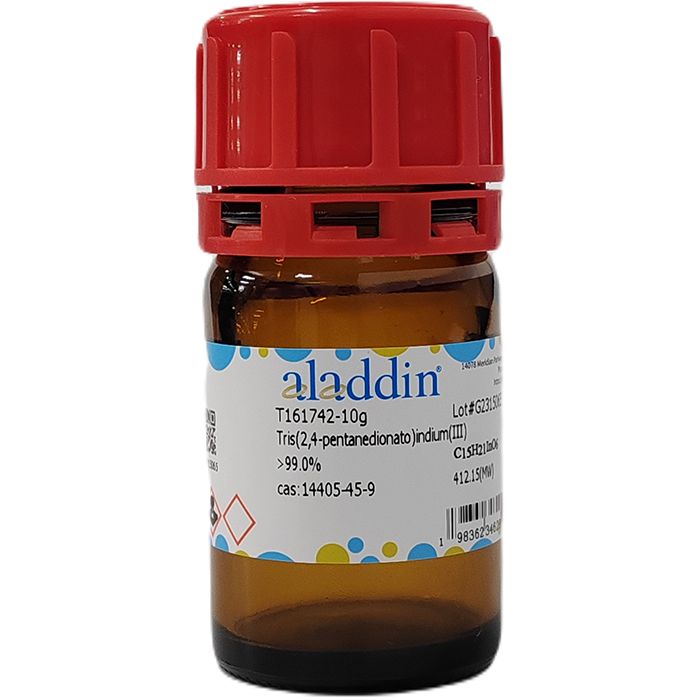 Tris(2,4-pentanedionato)indium(III) - ≥99% CAS No(14405-45-9) by Aladdin Scientific