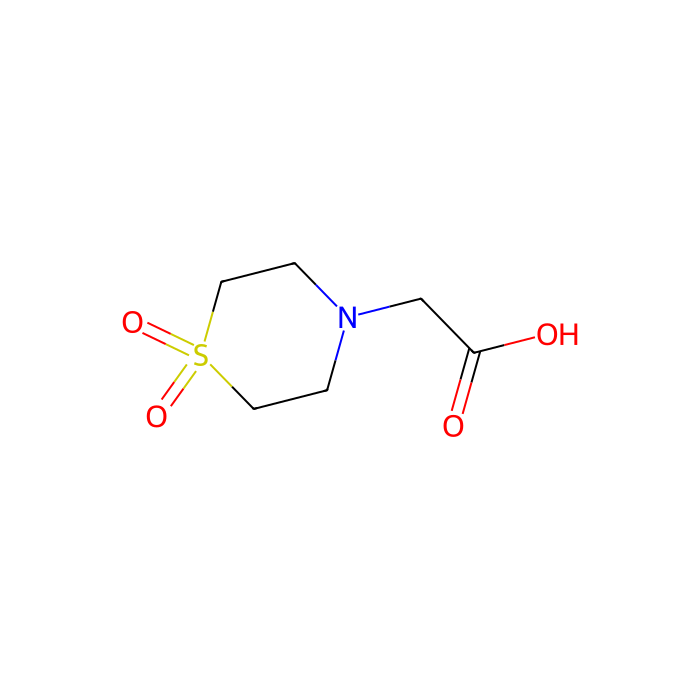 Thiomorpholinoacetic Acid 1',1'-Dioxide Monohydrate - ≥98% CAS No(155480-08-3(anhy)) by Aladdin Scientific
