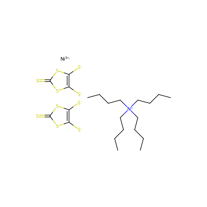 Tetrabutylammonium Bis(1,3-dithiole-2-thione-4,5-dithiolato)nickel(III) Complex - ≥98%(HPLC)(T) CAS No(68401-87-6) by Aladdin Scientific