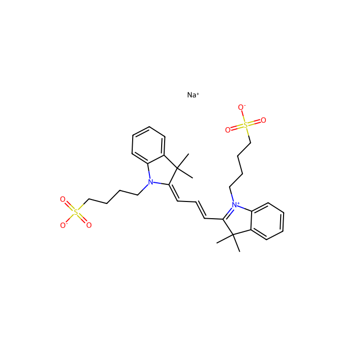 3,3,3',3'-Tetramethyl-1,1'-bis(4-sulfobutyl)indocarbocyanine Sodium Salt - ≥98% CAS No(120724-84-7) by Aladdin Scientific