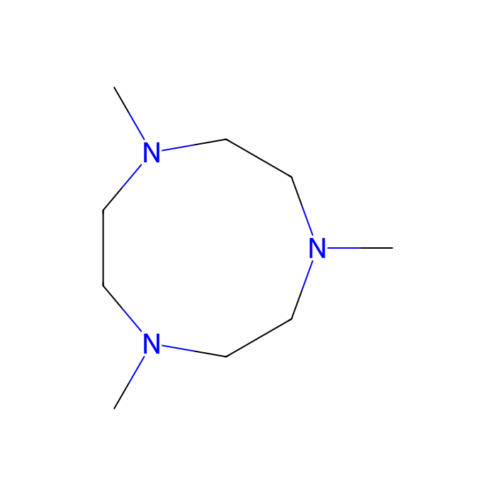 1,4,7-Trimethyl-1,4,7-triazacyclononane (stabilized with NaHCO₃) - ≥98%(GC) CAS No(96556-05-7) by Aladdin Scientific