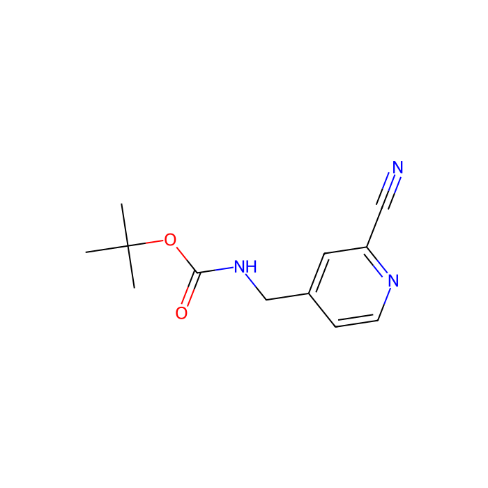 4-[(tert-Butoxycarbonylamino)methyl]-2-cyanopyridine - ≥98% CAS No(214472-06-7) by Aladdin Scientific