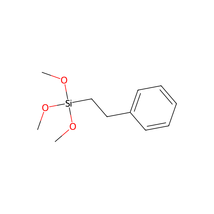 Trimethoxy(2-phenylethyl)silane [contains ca. 25% Trimethoxy(1-phenylethyl)silane] - ≥70%(GC) CAS No(49539-88-0) by Aladdin Scientific