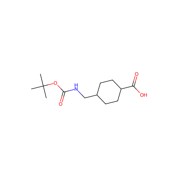 trans-4-(tert-Butoxycarbonylaminomethyl)cyclohexanecarboxylic Acid - ≥98% CAS No(27687-14-5) by Aladdin Scientific