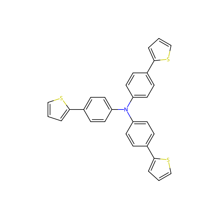 Tris[4-(2-thienyl)phenyl]amine - ≥98% CAS No(142807-63-4) by Aladdin Scientific