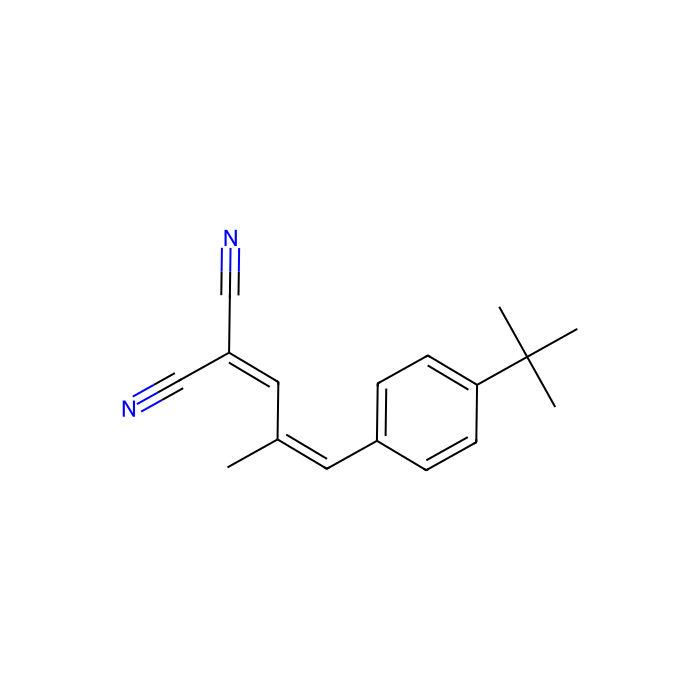 trans-2-[3-(4-tert-Butylphenyl)-2-methyl-2-propenylidene]malononitrile - ≥98% CAS No(300364-84-5) by Aladdin Scientific
