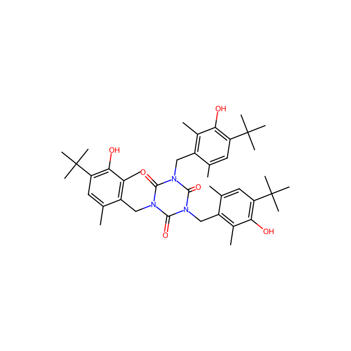Tris(4-tert-butyl-3-hydroxy-2,6-dimethylbenzyl) Isocyanurate - ≥98%(HPLC)(N) CAS No(40601-76-1) by Aladdin Scientific