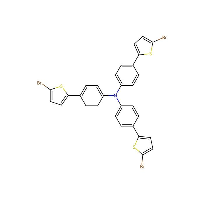 Tris[4-(5-bromothiophen-2-yl)phenyl]amine - ≥98% CAS No(339985-36-3) by Aladdin Scientific