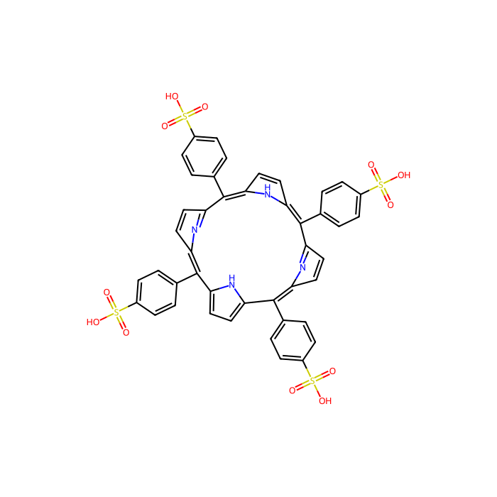 TPPS (=Tetraphenylporphyrin Tetrasulfonic Acid ) [Ultra-high sensitive spectrophotometric reagent for transition metals] - ≥85%(HPLC) CAS No(35218-75-8) by Aladdin Scientific