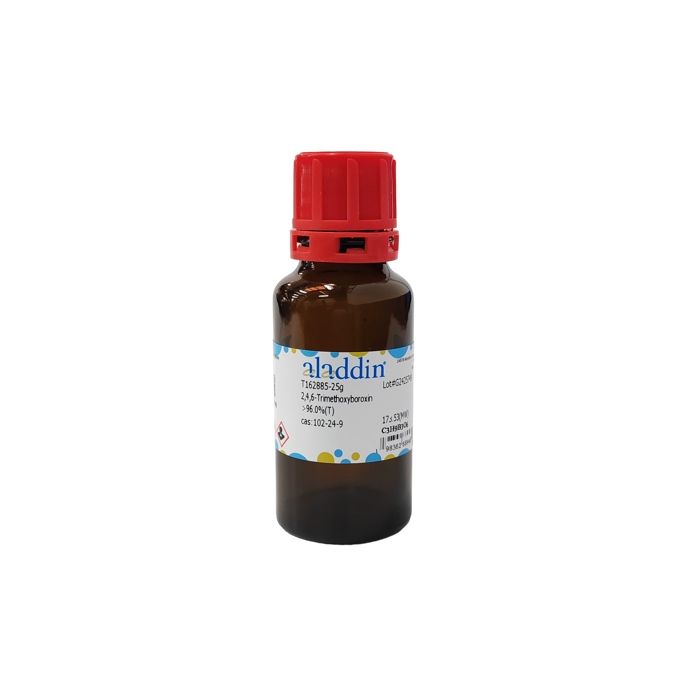 2,4,6-Trimethoxyboroxin - ≥96%(T) CAS No(102-24-9) by Aladdin Scientific