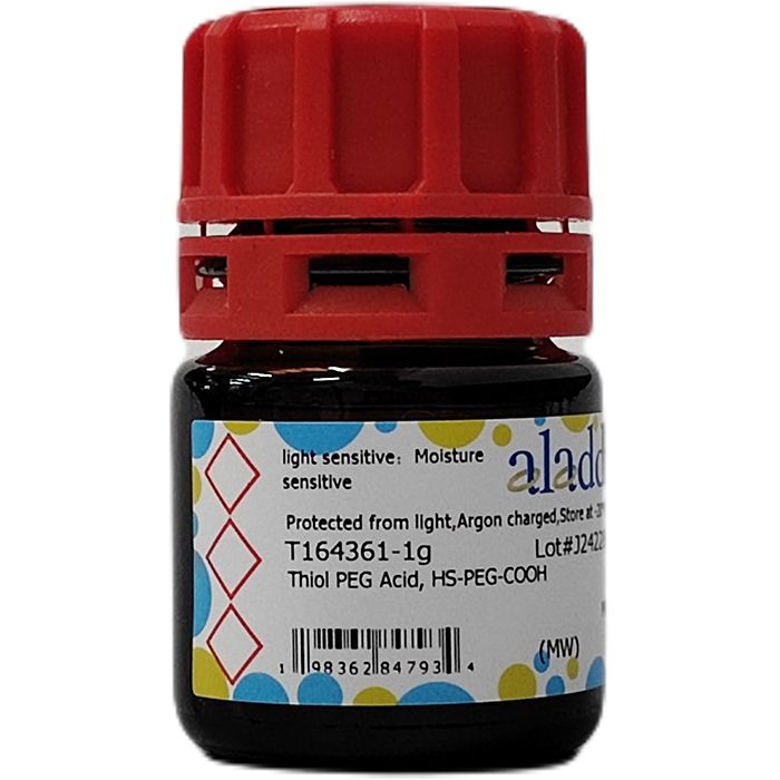 Thiol PEG Acid, HS-PEG-COOH - MW 5000 Da  by Aladdin Scientific