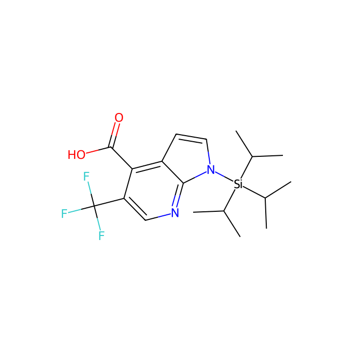 5-(Trifluoromethyl)-1-(triisopropylsilyl)-1H-pyrrolo[2,3-b]pyridine-4-carboxylic acid -  CAS No(1222533-88-1) by Aladdin Scientific