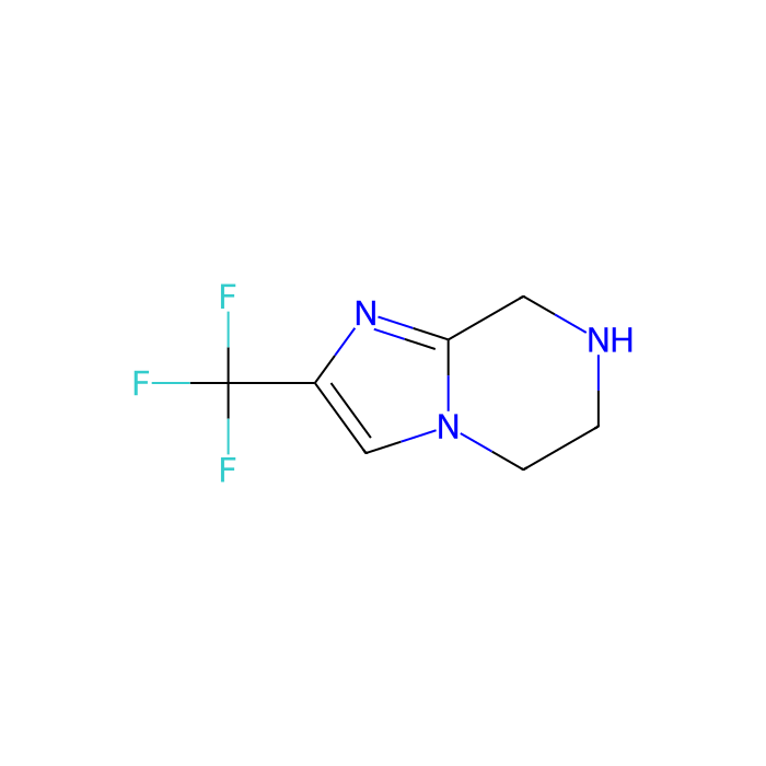 2-(Trifluoromethyl)-5,6,7,8-tetrahydroimidazo[1,2-a]pyrazine - ≥95% CAS No(126069-70-3) by Aladdin Scientific