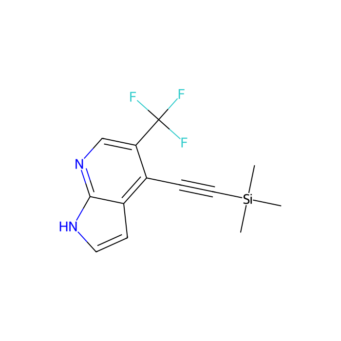 5-(Trifluoromethyl)-4-((trimethylsilyl)ethynyl)-1H-pyrrolo[2,3-b]pyridine -  CAS No(1261365-60-9) by Aladdin Scientific
