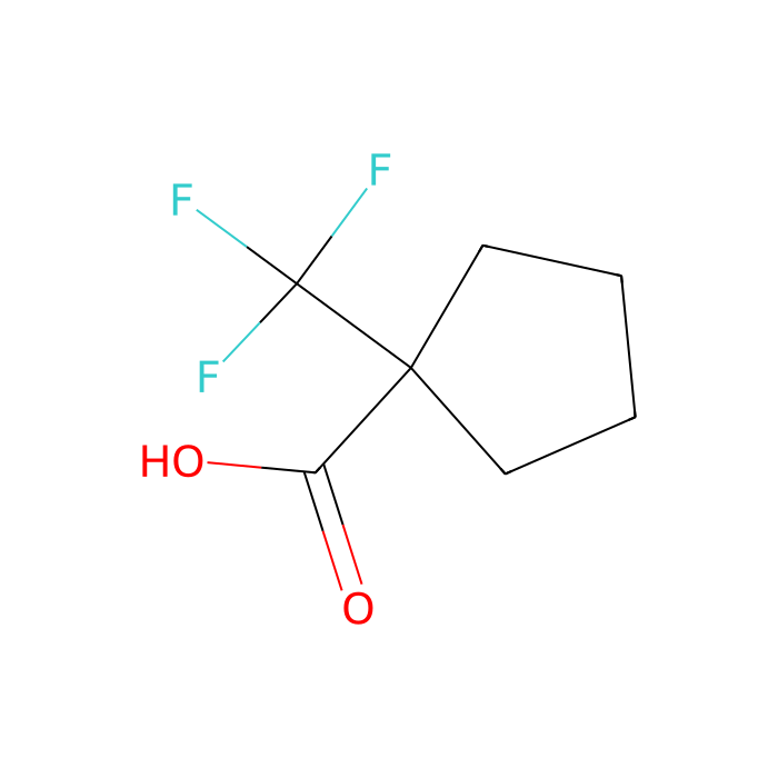 1-(Trifluoromethyl)cyclopentane-1-carboxylic acid - ≥97% CAS No(277756-44-2) by Aladdin Scientific