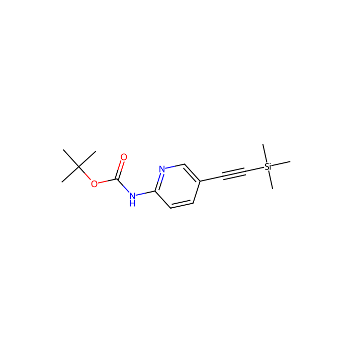 (5-Trimethylsilanylethynyl-pyridin-2-yl)-carbamic acid tert-butyl ester - ≥95% CAS No(470463-41-3) by Aladdin Scientific