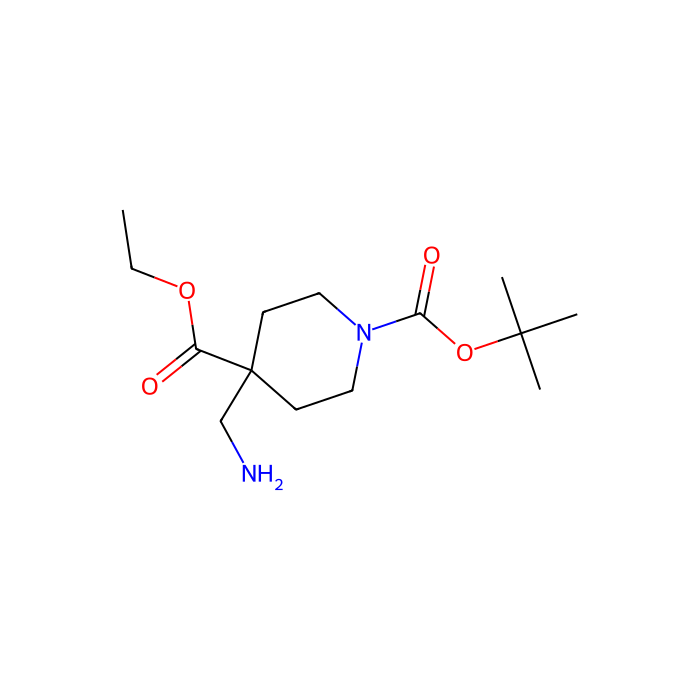 1-tert-Butyl 4-ethyl 4-(aminomethyl)piperidine-1,4-dicarboxylate - ≥97% CAS No(1016258-69-7) by Aladdin Scientific