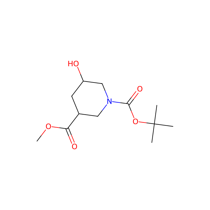 1-tert-butyl 3-methyl 5-hydroxypiperidine-1,3-dicarboxylate - ≥97% CAS No(1095010-47-1) by Aladdin Scientific