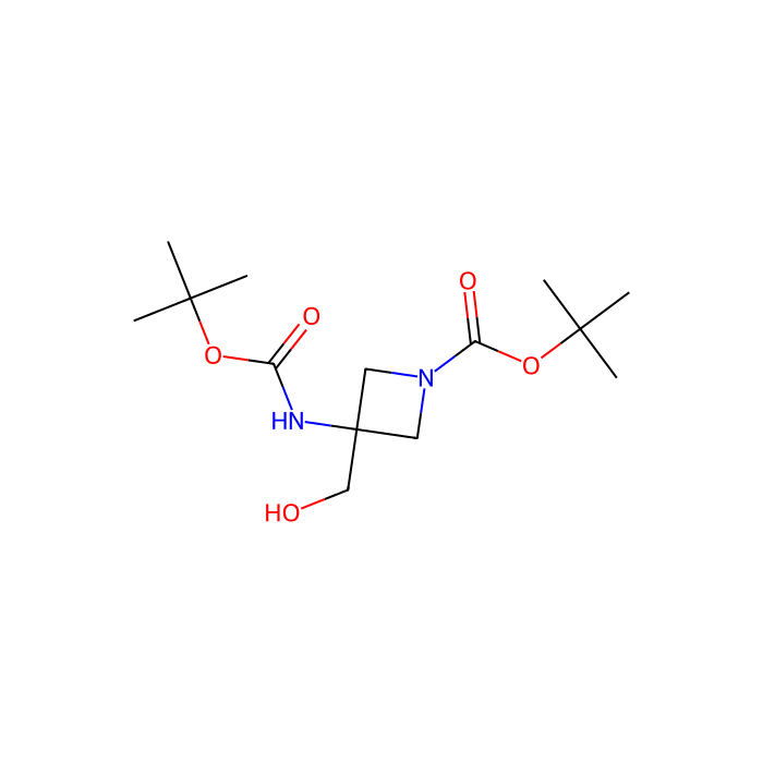 tert-butyl 3-{[(tert-butoxy)carbonyl]amino}-3-(hydroxymethyl)azetidine-1-carboxylate - ≥97%  by Aladdin Scientific