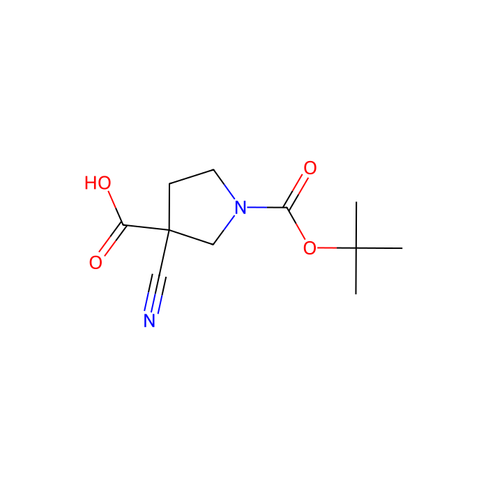 1-[(tert-butoxy)carbonyl]-3-cyanopyrrolidine-3-carboxylic acid - ≥97% CAS No(1158759-28-4) by Aladdin Scientific