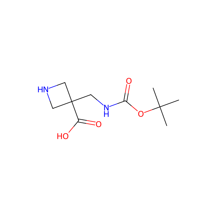 3-({[(tert-butoxy)carbonyl]amino}methyl)azetidine-3-carboxylic acid - ≥97% CAS No(1158759-58-0) by Aladdin Scientific