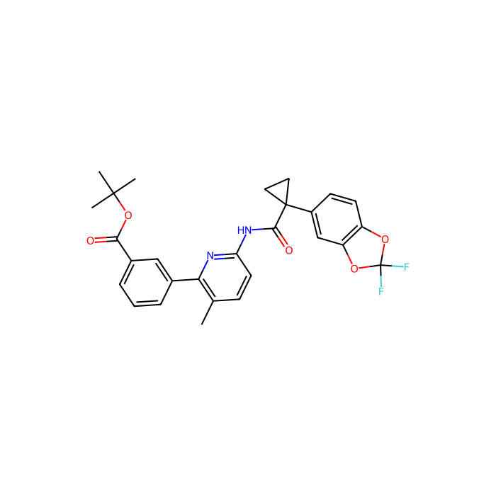 tert-butyl 3-(6-(1-(2,2-difluorobenzo[d][1,3]dioxol-5-yl)cyclopropanecarboxamido)-3-methylpyridin-2-yl)benzoate - ≥97%  by Aladdin Scientific